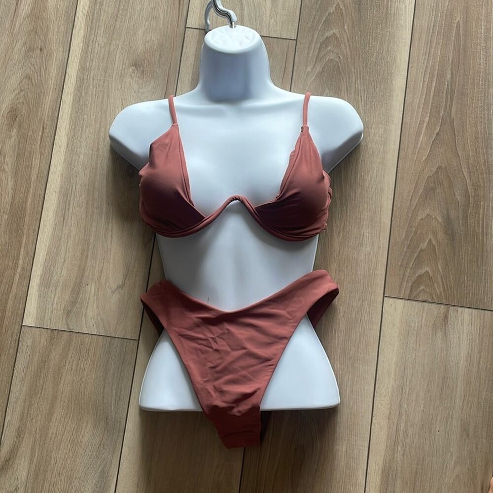 Zaful Rose Bikini Set NWT Sz Small